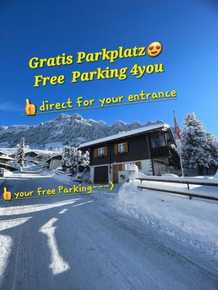Free Spirit Chalet Fluehli Bagian luar foto