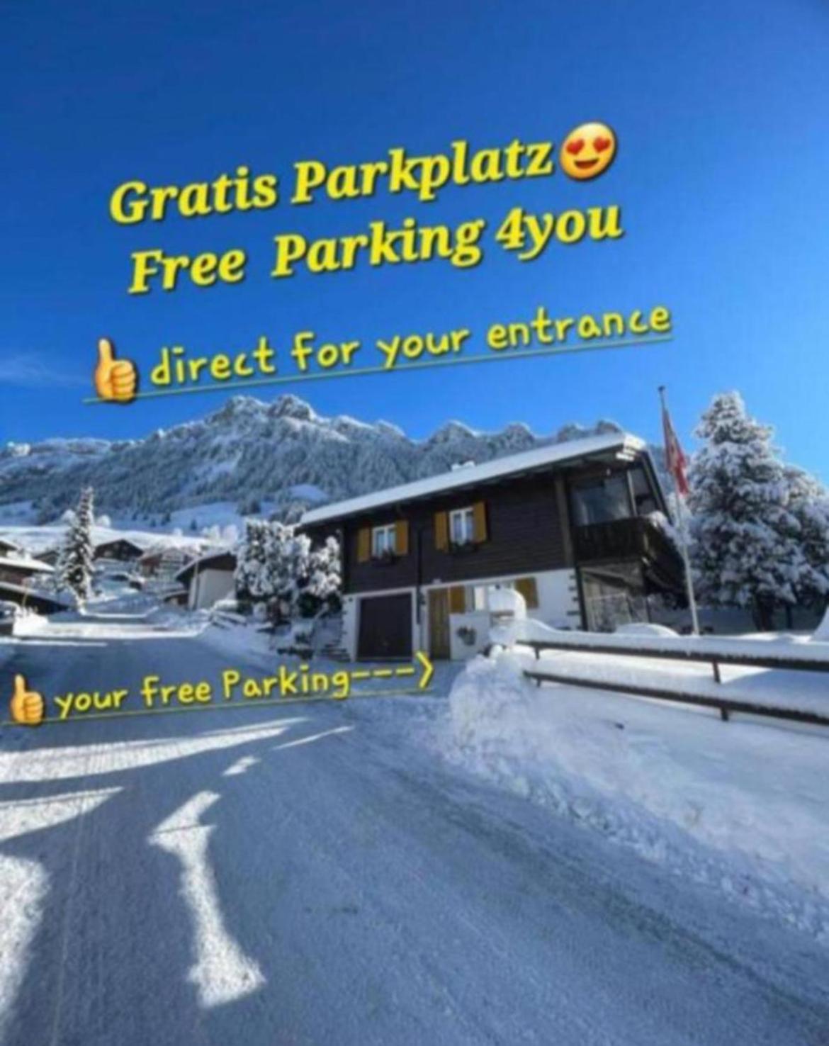Free Spirit Chalet Fluehli Bagian luar foto