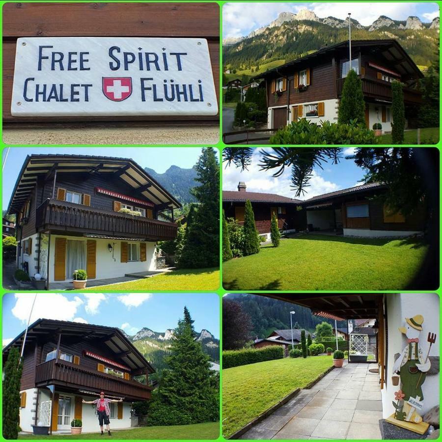 Free Spirit Chalet Fluehli Bagian luar foto